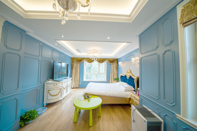 顓橋別墅男童房-地中海式護墻板