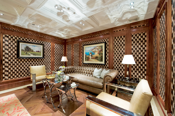 美式整體家具-護墻板線條