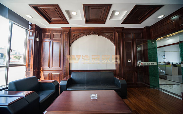 浩冠總經(jīng)理室---樹瘤護(hù)墻板