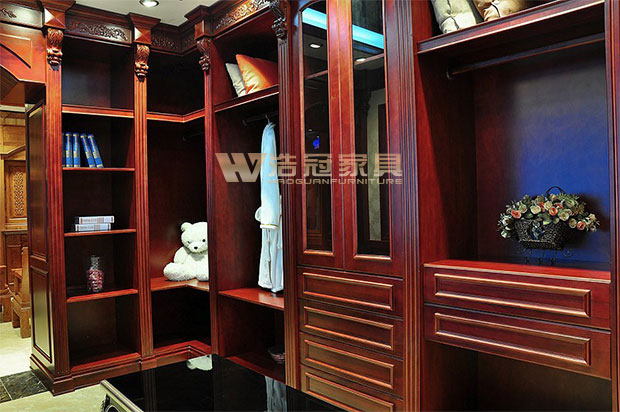 美式整體衣帽間-浩冠整木家具定制