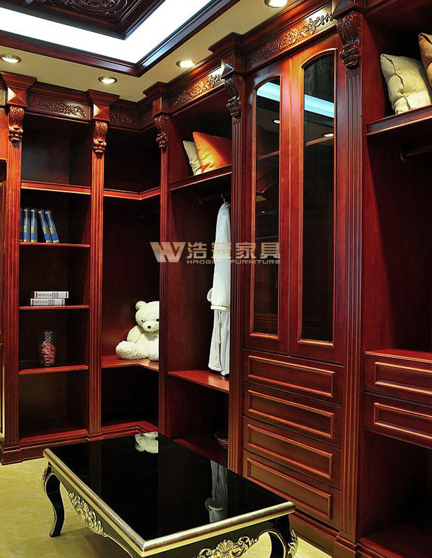 美式整體衣帽間-浩冠整木家具定制