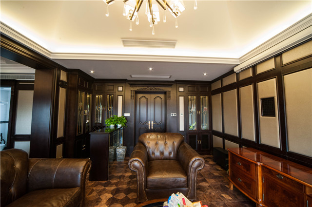 整木定制新中式--書房整體木作定制