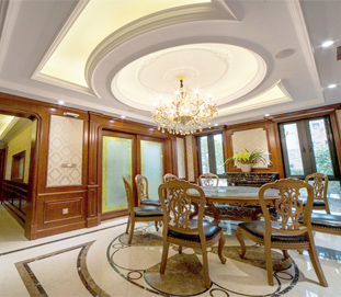 坤庭客廳護(hù)墻板·美式風(fēng)格