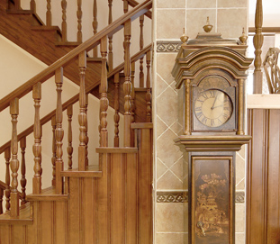 美式經(jīng)典-實(shí)木樓梯