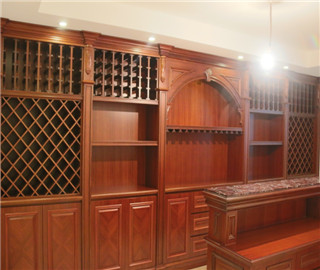 柚木-整體酒柜